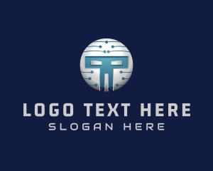 two-cyber-logo-examples