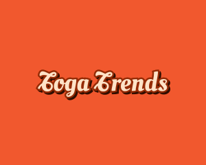 Retro Calligraphic Fashionwear logo design