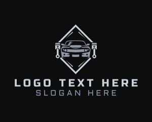 Panel Beater - Auto Vehicle Piston logo design
