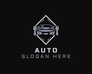 Auto Vehicle Piston logo design