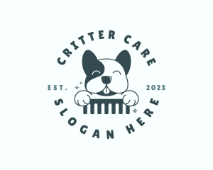 Dog Care Grooming logo design