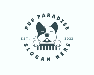 Dog Care Grooming logo design