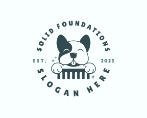 Hound - Dog Care Grooming logo design