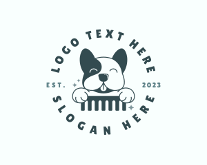 Cute - Dog Care Grooming logo design