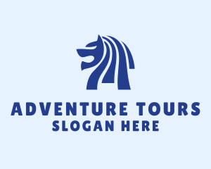 Tour - Singapore Tour Merlion logo design