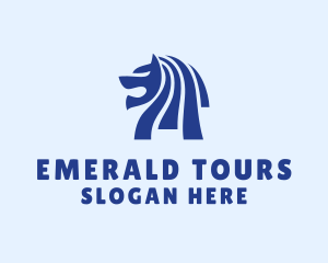 Singapore Tour Merlion logo design