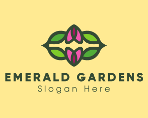 Nature Flower Garden logo design