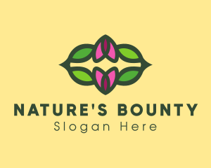 Nature Flower Garden logo design