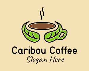 Herbal Hot Coffee logo design