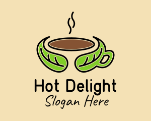 Herbal Hot Coffee logo design