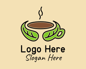 Latte - Herbal Hot Coffee logo design