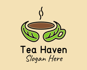 Herbal Hot Coffee logo design