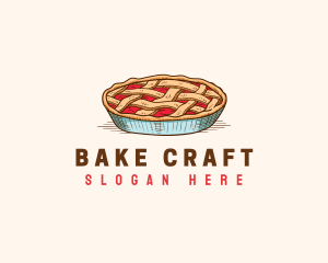 Pie Bakery Pastry logo design