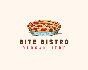 Pie Bakery Pastry logo design