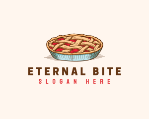 Pie Bakery Pastry logo design