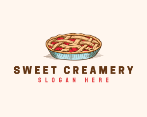 Pie Bakery Pastry logo design