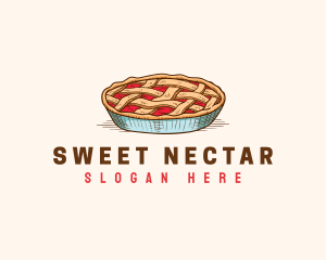 Pie Bakery Pastry logo design