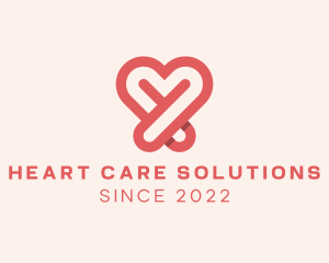 Romance Dating Heart logo design