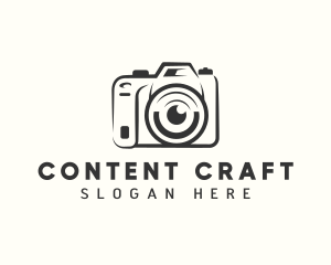 Lens Camera Photography logo design