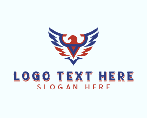 American - American Eagle Bird logo design