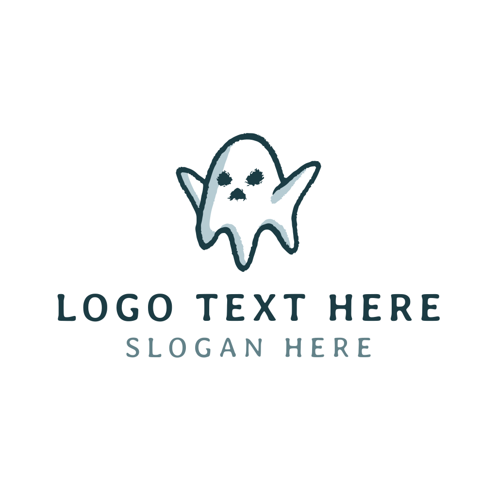 Creepy Halloween Ghost Logo | BrandCrowd Logo Maker