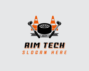 Tire Roadside Repair logo design