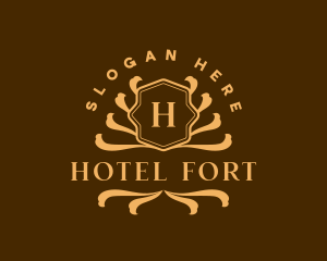 Luxury Crest Hotel logo design