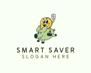 Savings - Coin Piggy Savings logo design