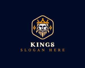 Medieval Conqueror King logo design