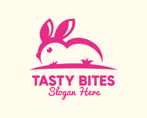 Pink Bunny Ears Logo