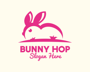 Pink Bunny Ears logo design