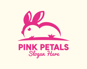 Pink Bunny Ears logo design