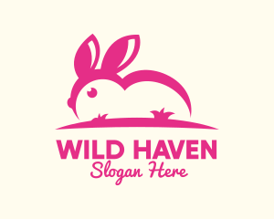 Pink Bunny Ears logo design