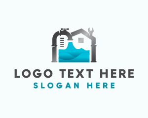 Drainage - Pipe Faucet Plumbing logo design