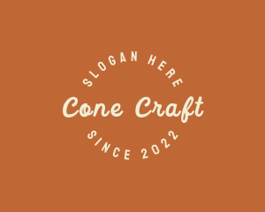 Generic Round Cursive logo design