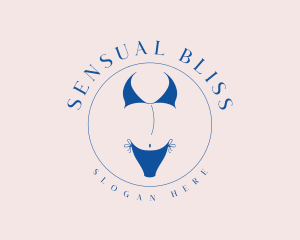 Sensual - Sexy Bikini Fashion logo design
