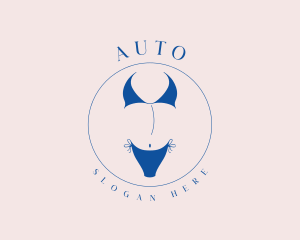 Swimwear - Sexy Bikini Fashion logo design