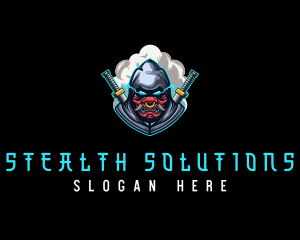Stealth - Oni Ninja Assassin logo design