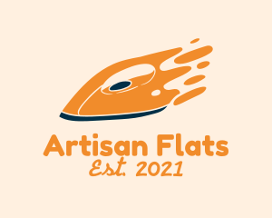 Fast Flat Iron logo design