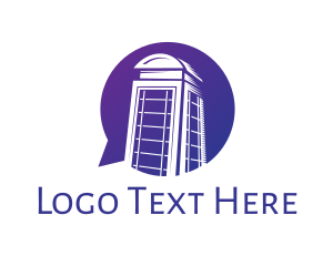 Chat Phone Booth Logo