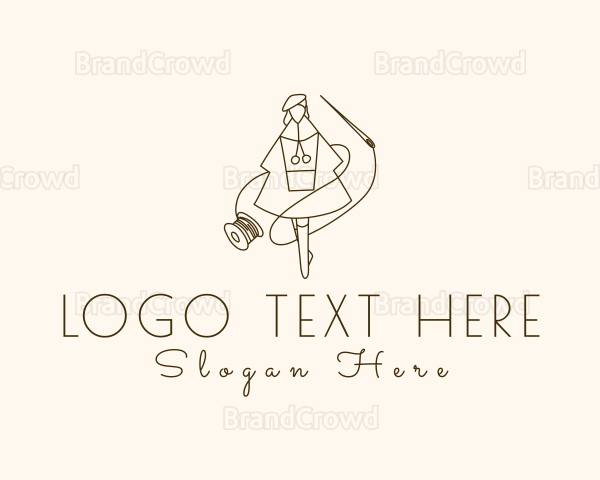 Needle Thread Seamstress Logo