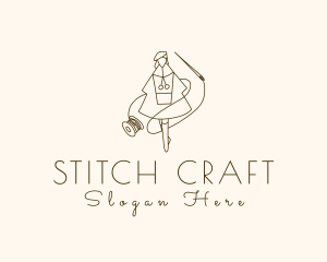 Needle Thread Seamstress logo design