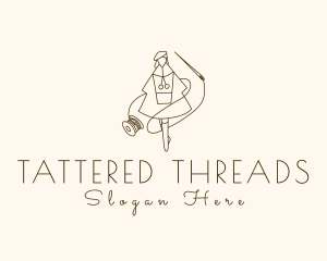 Needle Thread Seamstress logo design