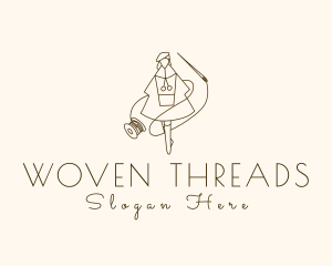 Needle Thread Seamstress logo design