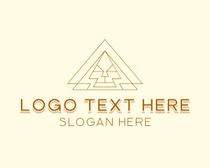 Generic - Corporate Tech Pyramid logo design