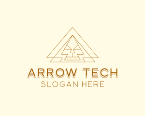 Corporate Tech Pyramid  logo design