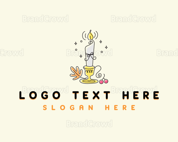 Magical Candelabra Decoration Logo