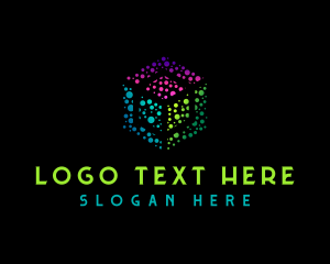 Online - Dot Cube Software logo design