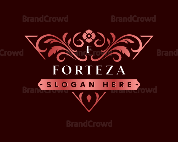 Floral Bouquet Decorative Logo