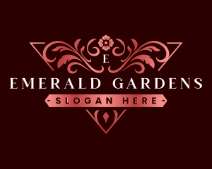 Floral Bouquet Decorative logo design